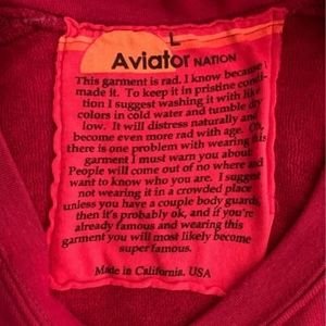 Aviator Nation Mens Sweatshirt Large